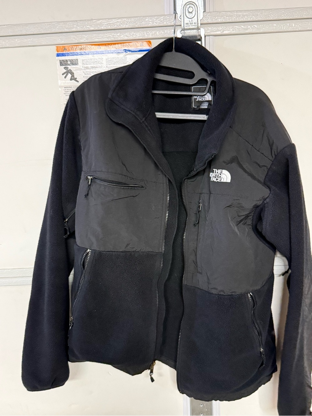 The North Face Black Fleece & Nylon Hybrid Jacket